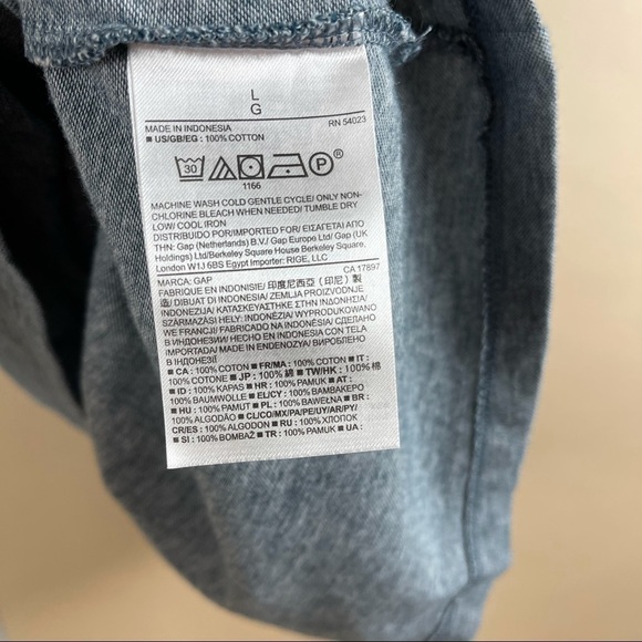 GAP Large Abyss Gwen Top Back Exposed Zipper Career Teacher Office Modern - Picture 6 of 7